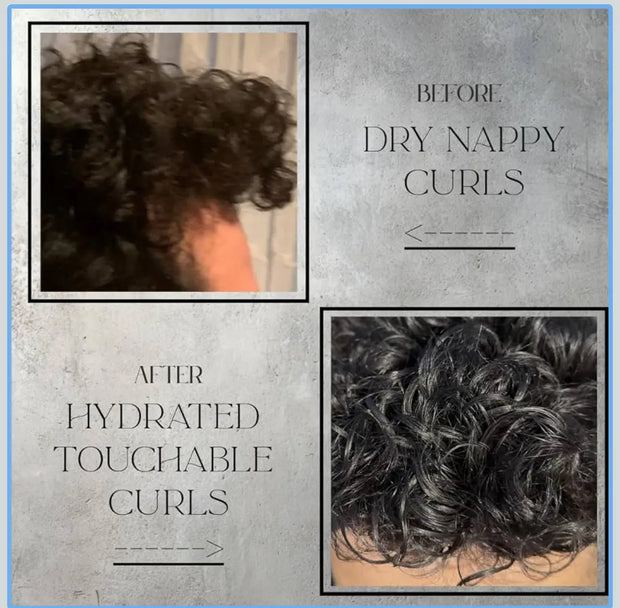 LIMITED EDITION - Ember Noir Men’s Curl Cream, 10oz, Long-Lasting Hold, Hydrating, Defines Curls The Villain Society