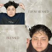 LIMITED EDITION - Ember Noir Men’s Curl Cream, 10oz, Long-Lasting Hold, Hydrating, Defines Curls The Villain Society